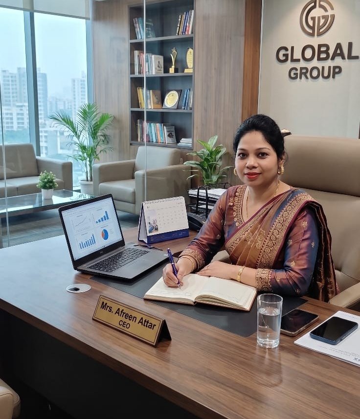 Mrs. Afreen Attar, Founder & CEO of Global Group of Companies